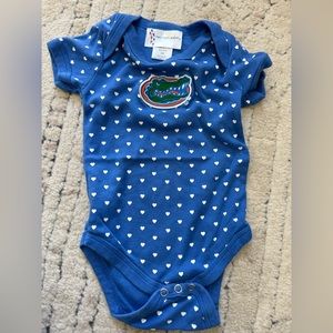 Florida gators onesie, 6mos